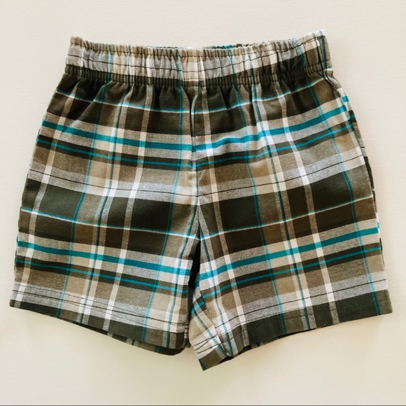 Carter’s 9 Months Baby Boy Polo Shirt & Plaid Shorts Set Outfit NWT - Picture 3 of 3